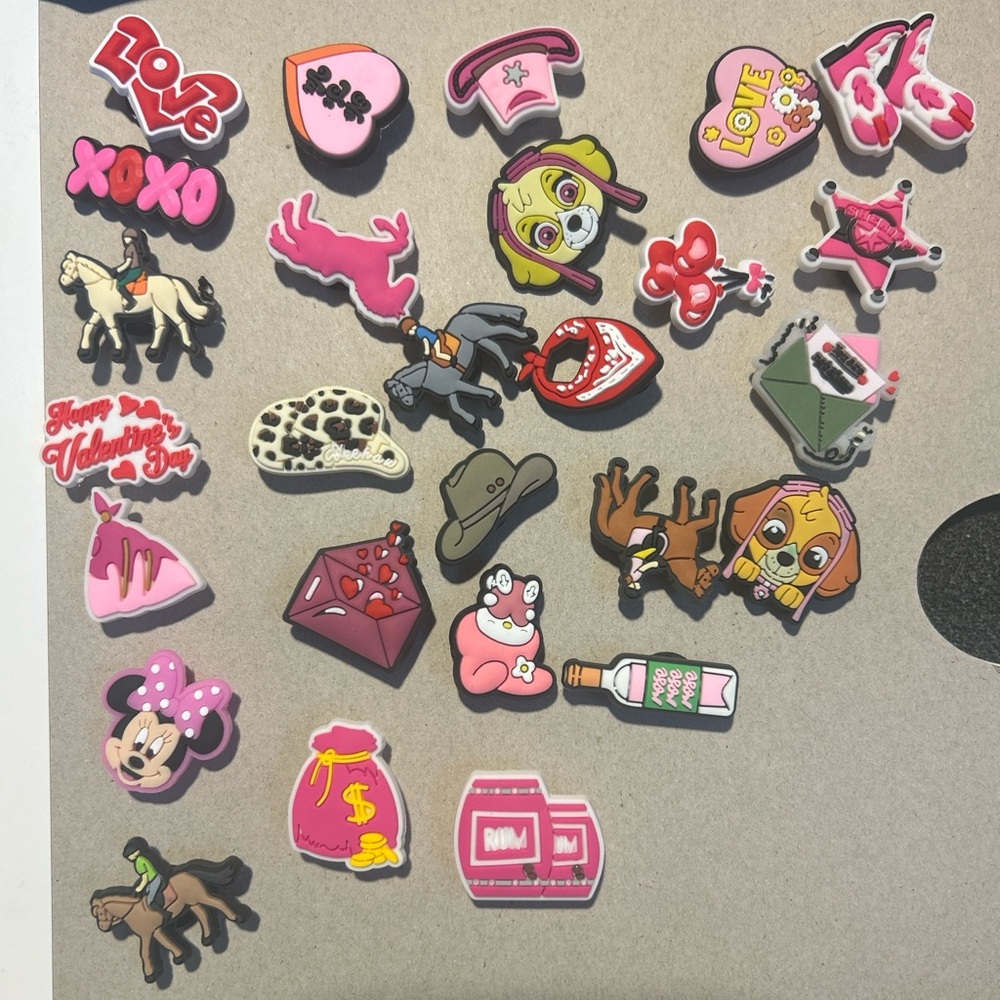Assorted Cartoon Shoe Charms